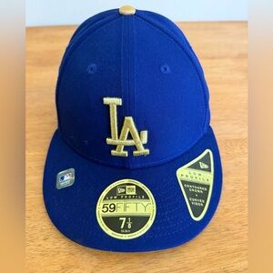 MLBGOLD 25 NEW ERA 59Fifty WORLD SERIES CHAMPIONS L. ÁNGELES DODGERS FITTED HAT